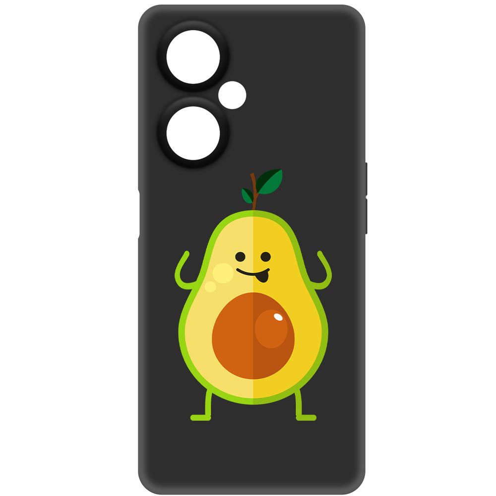 

Чехол-накладка Krutoff Soft Case Авокадо Веселый для OnePlus Nord CE 3 Lite черный