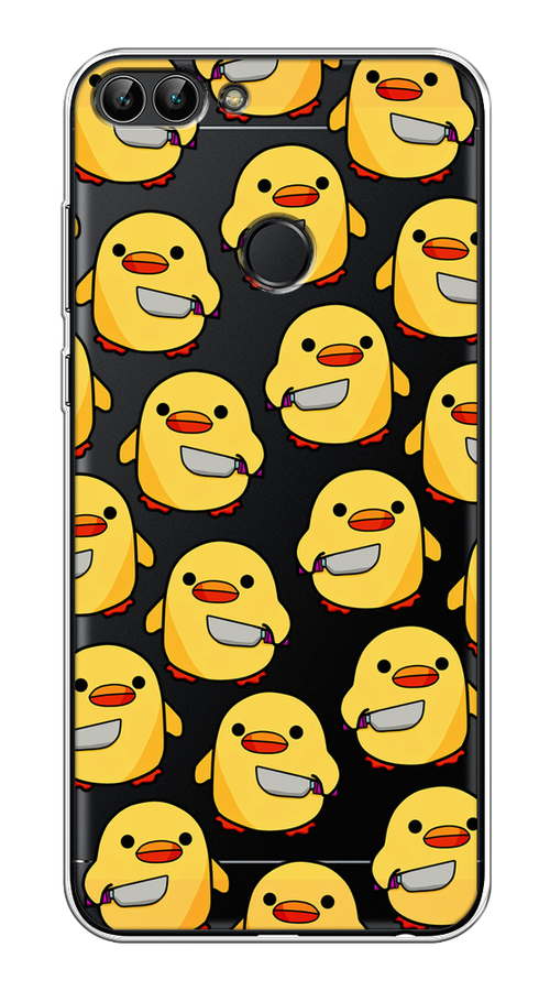 

Чехол на Huawei P Smart "Утка с ножом", Прозрачный;желтый;оранжевый, 64050-1