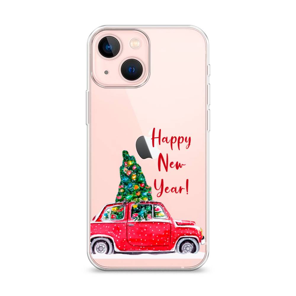 

Чехол для Apple iPhone 13 mini "Happy New Year", Красный;зеленый, 14150-5
