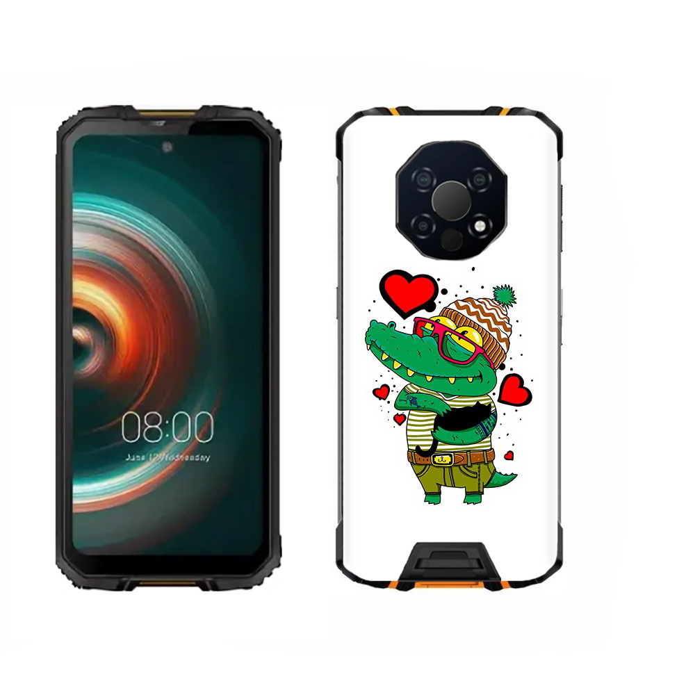 

Чехол MyPads Tocco для Oukitel WP13 Влюбленный крокодил, Прозрачный, Tocco
