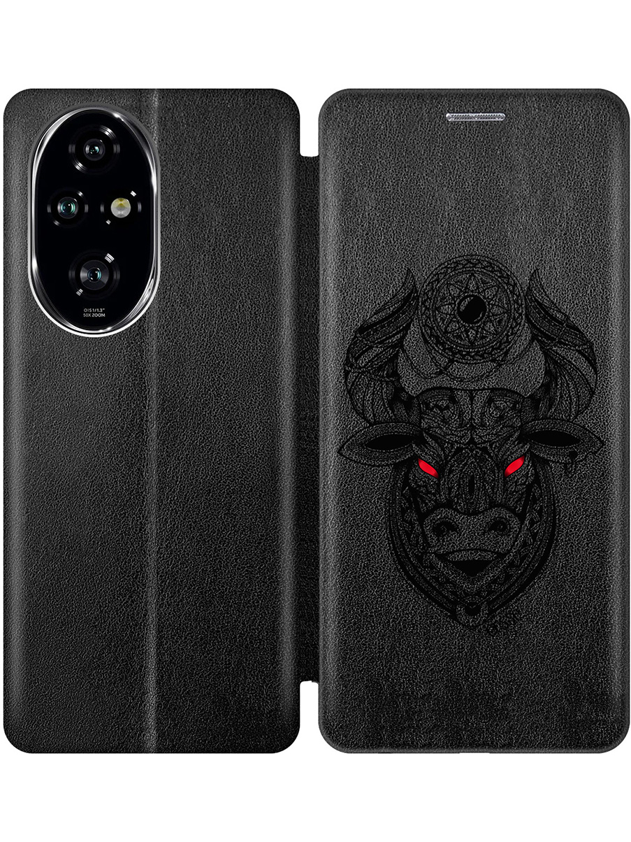 

Чехол-книжка на Honor 200 pro с принтом "Красноглазый бык" черный, Черный;прозрачный;красный, 783979612