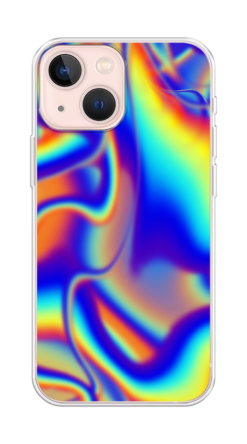 

Чехол на Apple iPhone 13 mini "Яркая голограмма", Разноцветный, 14150-3