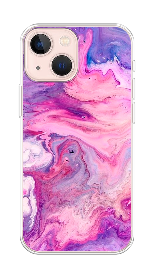 

Чехол на Apple iPhone 13 mini "Нежно-розовая абстракция", Розовый, 14150-3