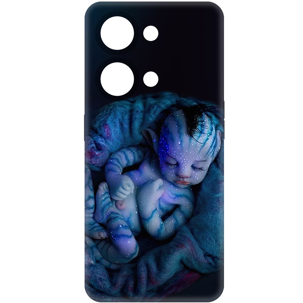 

Чехол-накладка Krutoff Soft Case Аватар - Малышка для OnePlus Nord 3 5G черный