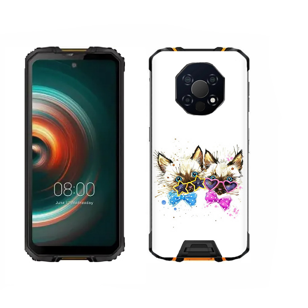 

Чехол MyPads Tocco для Oukitel WP13 милые котята, Прозрачный, Tocco