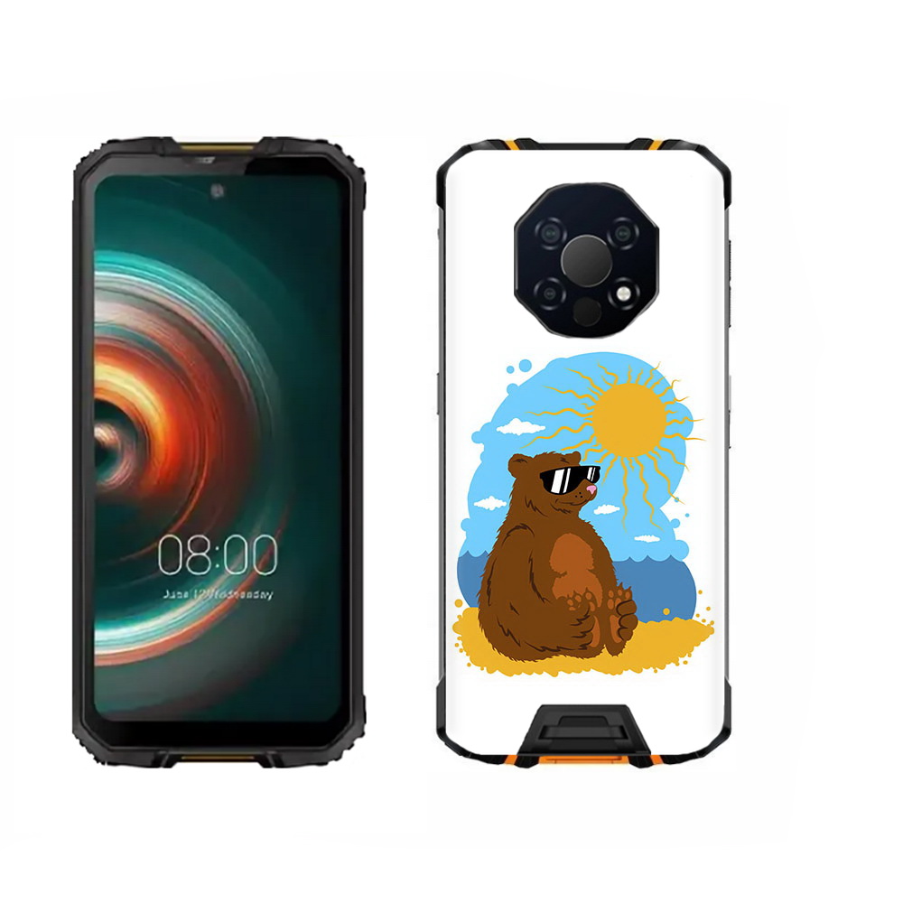 

Чехол MyPads Tocco для Oukitel WP13 медведь на чиле, Прозрачный, Tocco