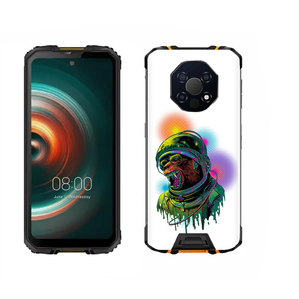 

Чехол MyPads Tocco для Oukitel WP13 медведь космонавт, Прозрачный, Tocco