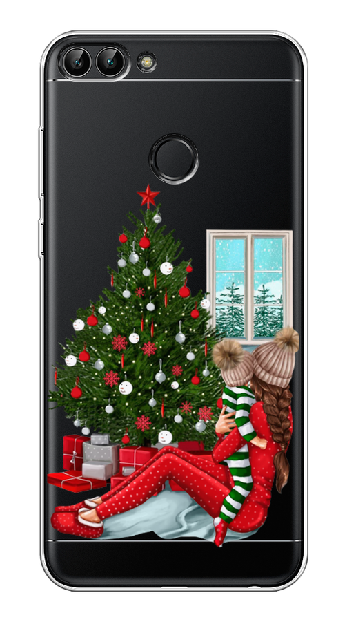 

Чехол на Huawei P Smart "Новый год с мамой", Красный;зеленый;голубой, 64050-6