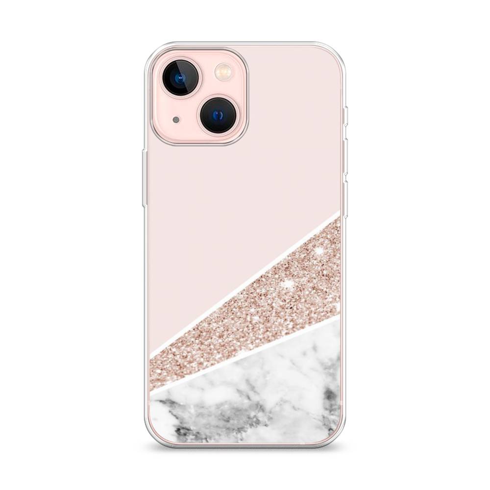 

Чехол для Apple iPhone 13 mini "Блестящий розовый мрамор", 14150-3