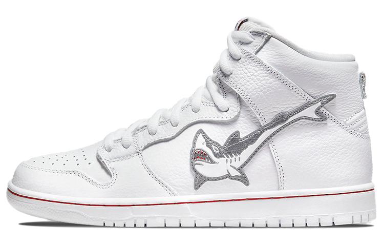 

Кеды унисекс Nike Oski x Nike Dunk SB Great White Shark белые 42.5 EU, Белый, Oski x Nike Dunk SB Great White Shark