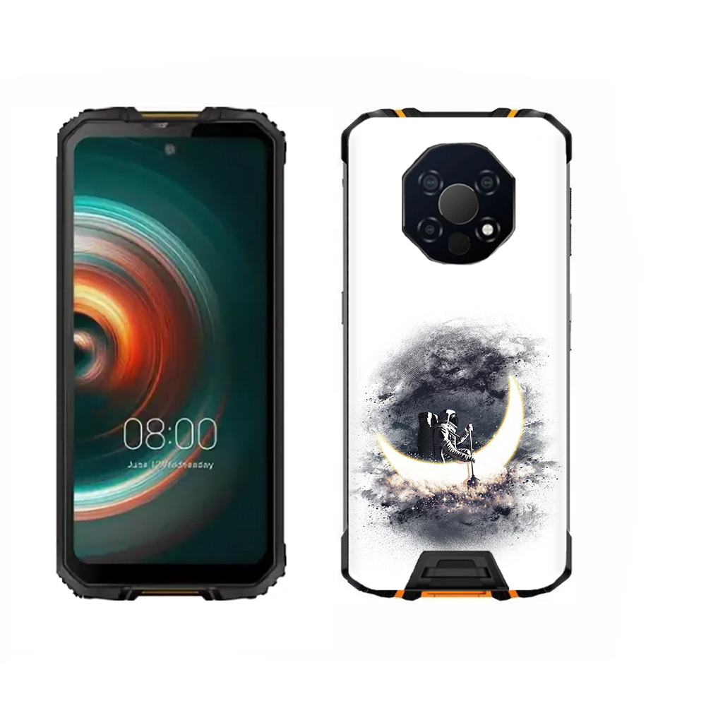 

Чехол MyPads Tocco для Oukitel WP13 лунный путешественник, Прозрачный, Tocco