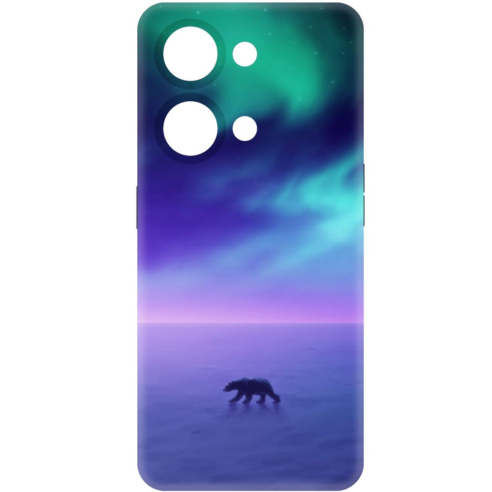 

Чехол-накладка Krutoff Soft Case Северное Сияние для OnePlus Nord 3 5G черный