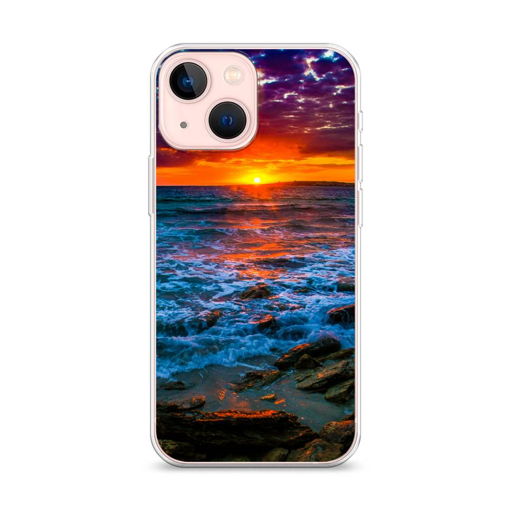 фото Чехол для apple iphone 13 mini "закат 1" case place