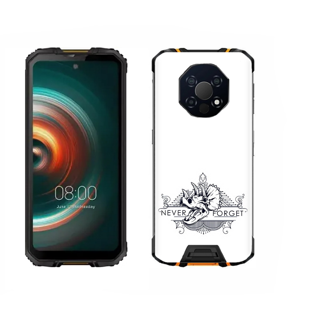 

Чехол MyPads Tocco для Oukitel WP13 логотип носорога никогда не забуду, Прозрачный, Tocco