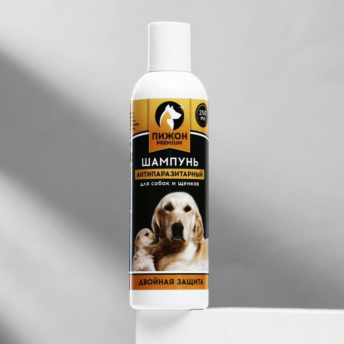 

Шампунь "Пижон Premium" антипаразитарный для собак и щенков двойная защита, 250 мл