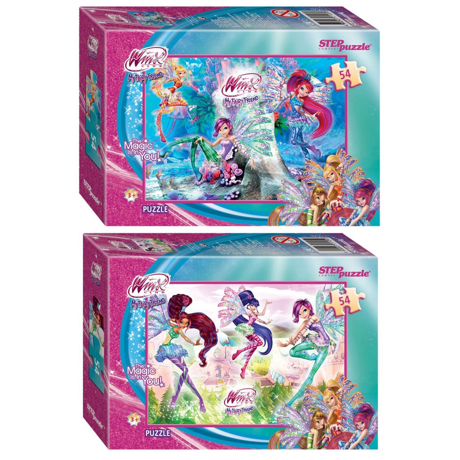 

Пазл для детей Step Puzzle 54 Winx набор 2шт, 71125