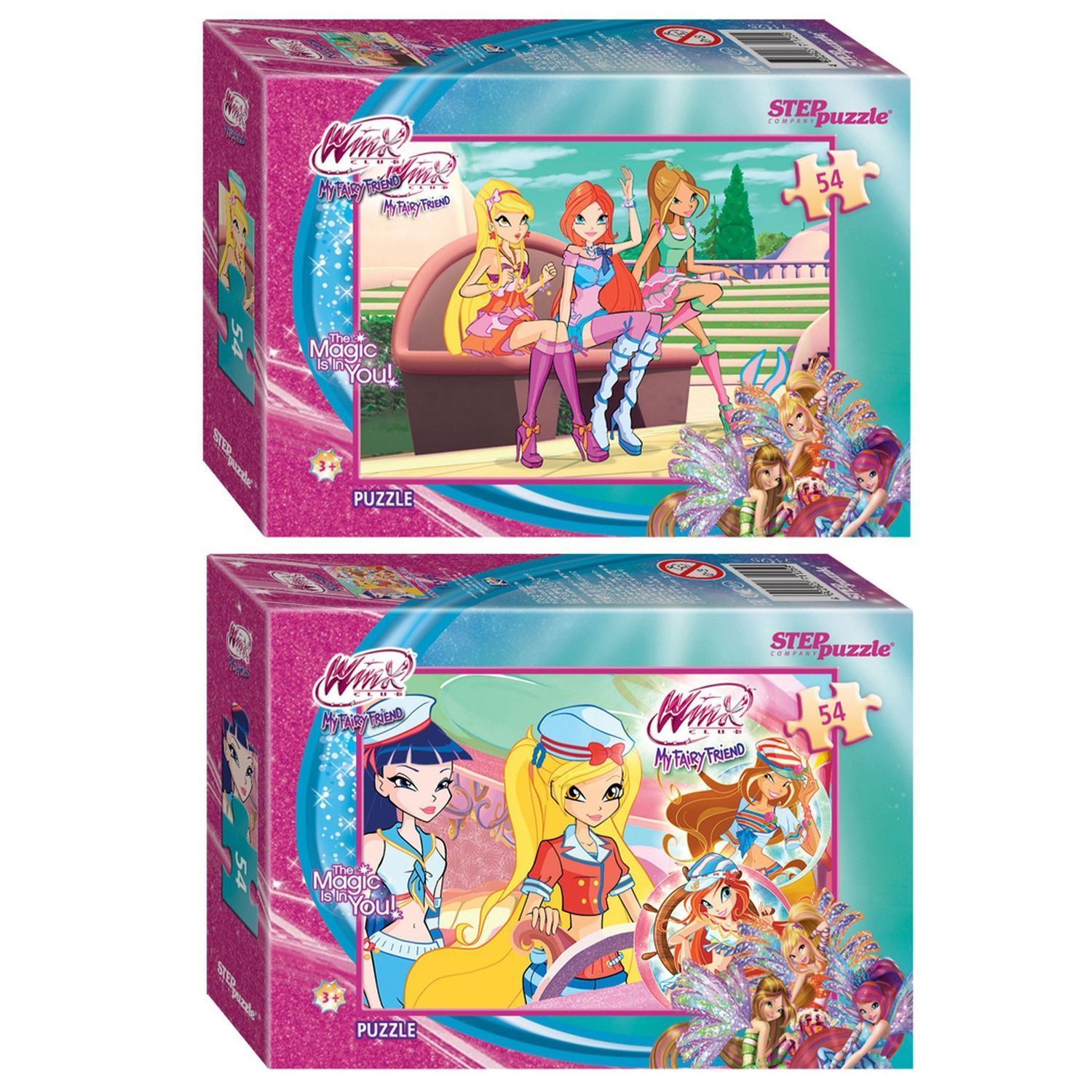 

Пазл для детей Step Puzzle 54 Winx набор 2шт, 71125