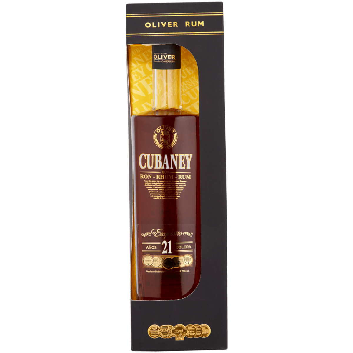

Ром Cubaney Exquisito 21 год 0,7 л в подарочной упаковке