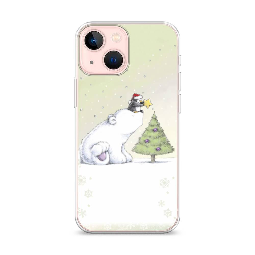 

Чехол для Apple iPhone 13 mini "Украшение елки", Белый;бежевый, 14150-5