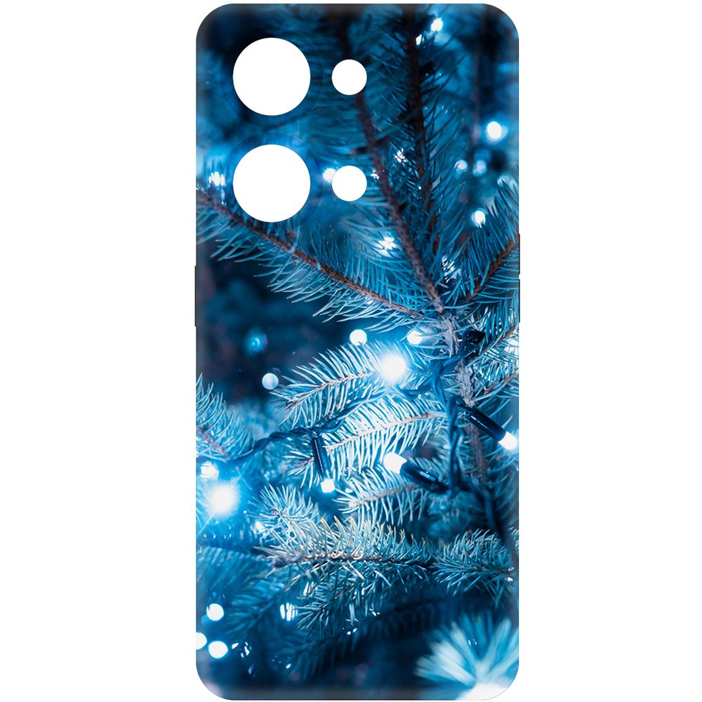 Чехол-накладка Krutoff Soft Case Гирлянда для OnePlus Nord 3 5G черный