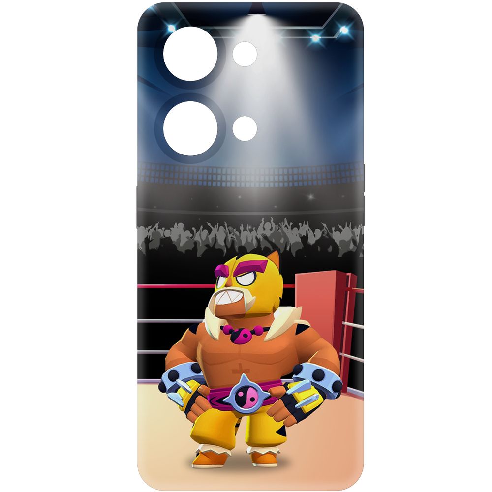 

Чехол-накладка Krutoff Soft Case Brawl Stars - Эль Тигро для OnePlus Nord 3 5G черный