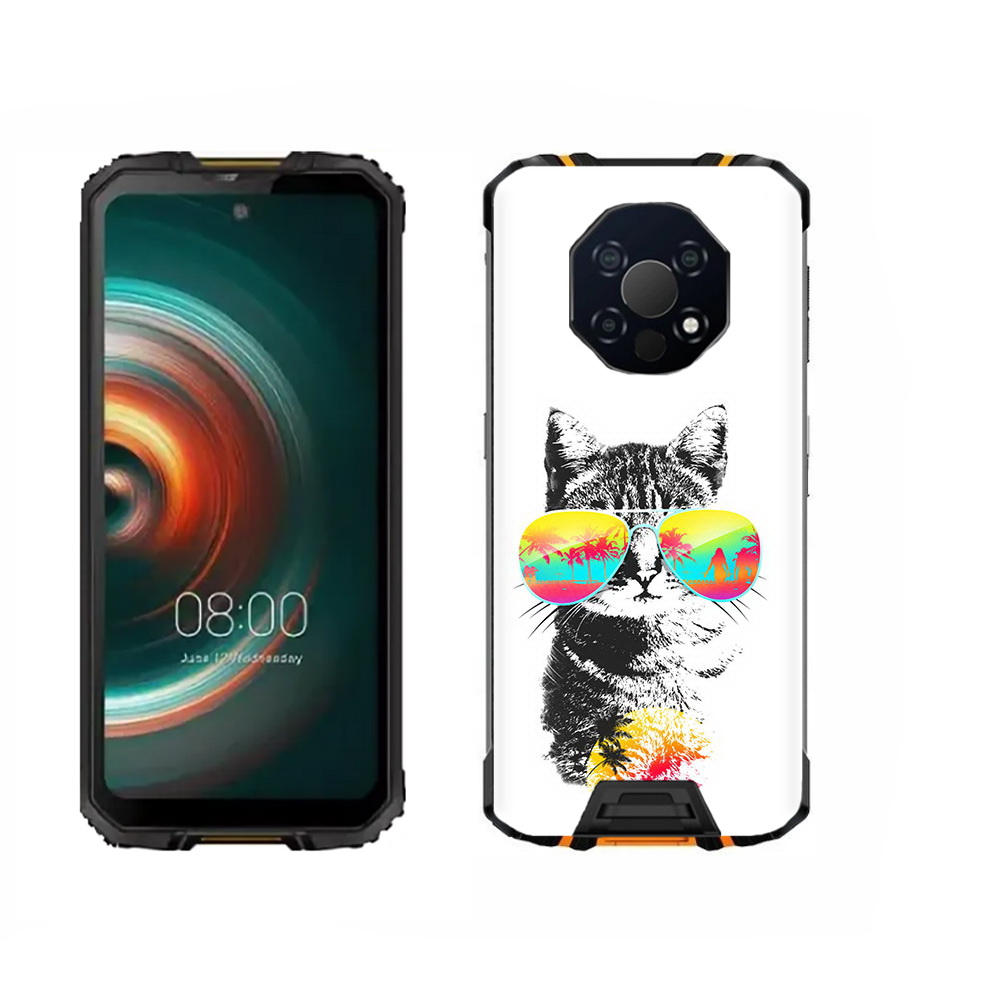 

Чехол MyPads Tocco для Oukitel WP13 крутой кот, Прозрачный, Tocco
