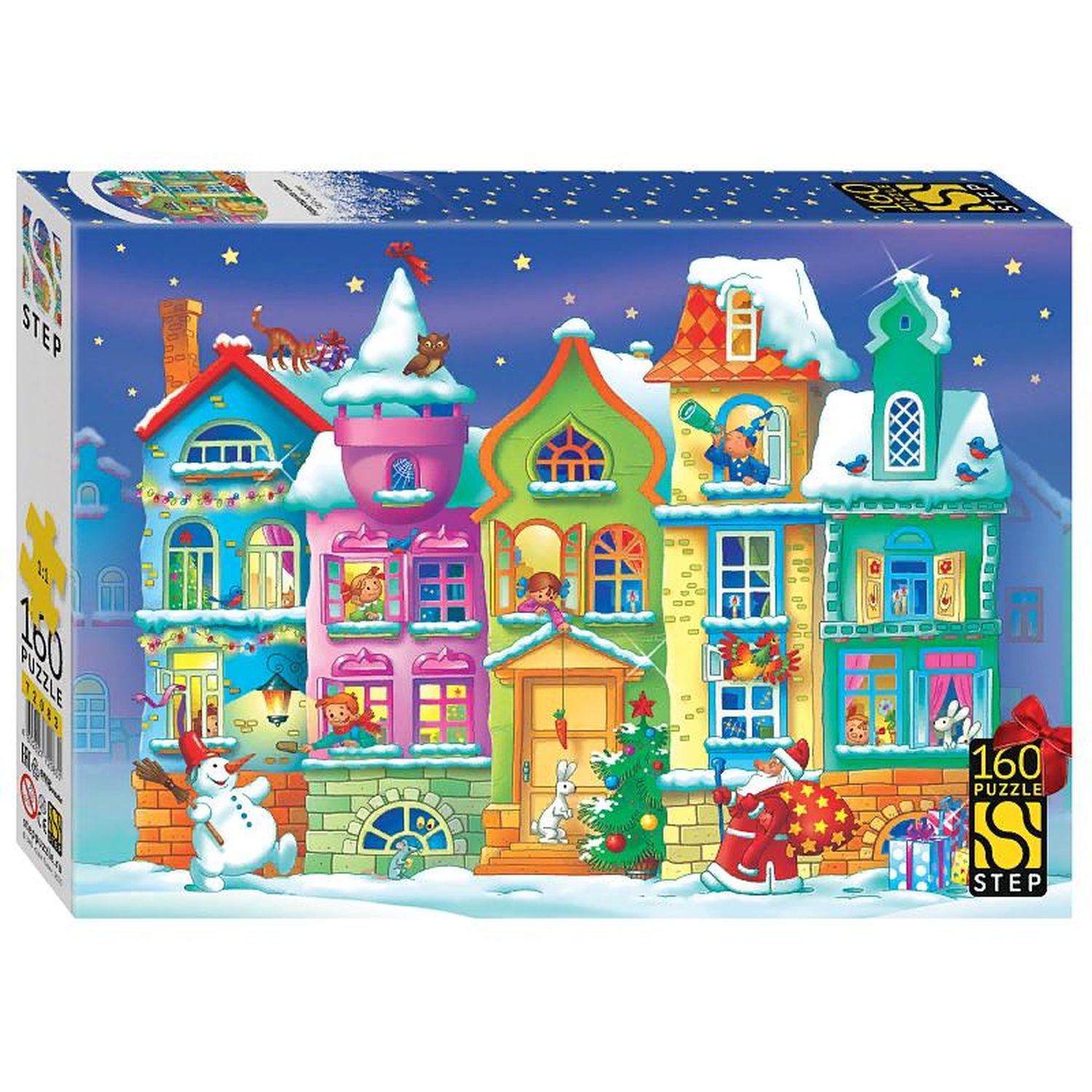 

Пазл для детей Step Puzzle 160 дет Новогодняя сказка, 72083