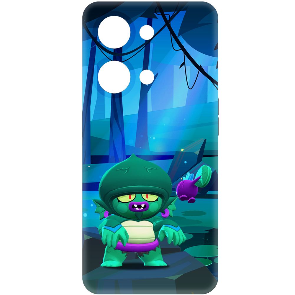

Чехол-накладка Krutoff Soft Case Brawl Stars - Болотный Джин для OnePlus Nord 3 5G черный