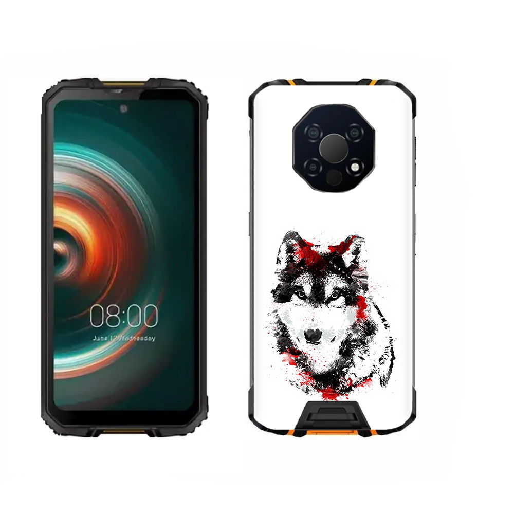 

Чехол MyPads Tocco для Oukitel WP13 кровавый волк, Прозрачный, Tocco