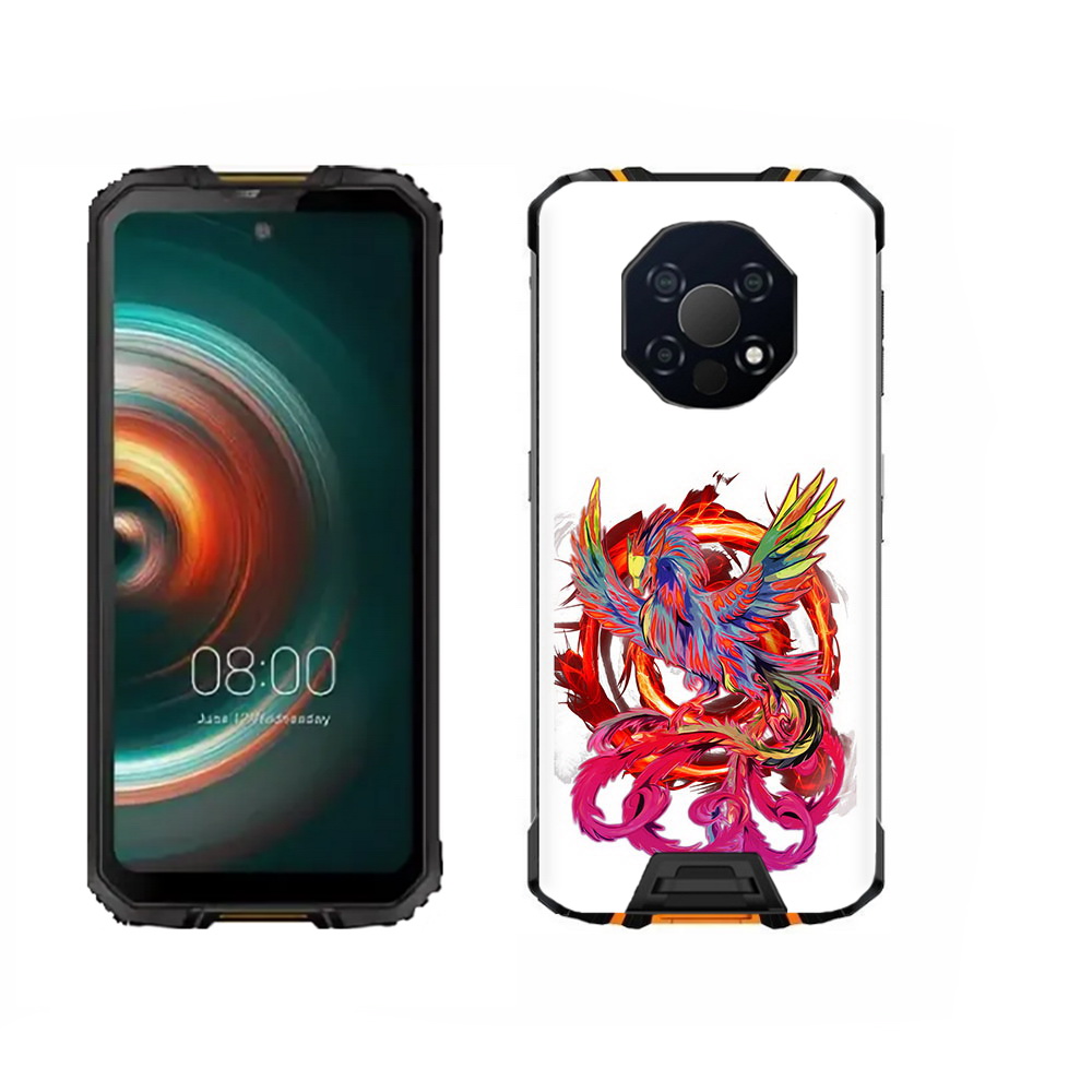

Чехол MyPads Tocco для Oukitel WP13 красочный феникс, Прозрачный, Tocco