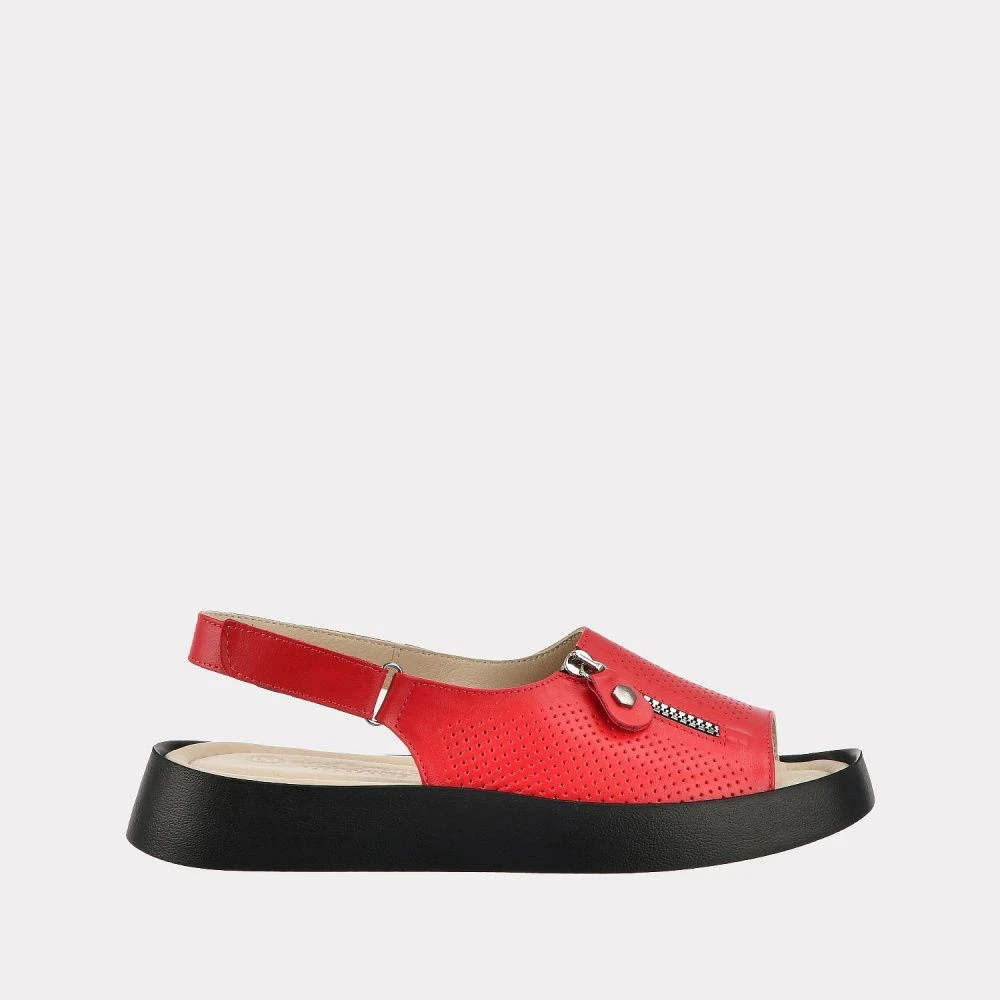 

Сандалии женские Versiya shop 143 446 красные 36 RU, 143 446
