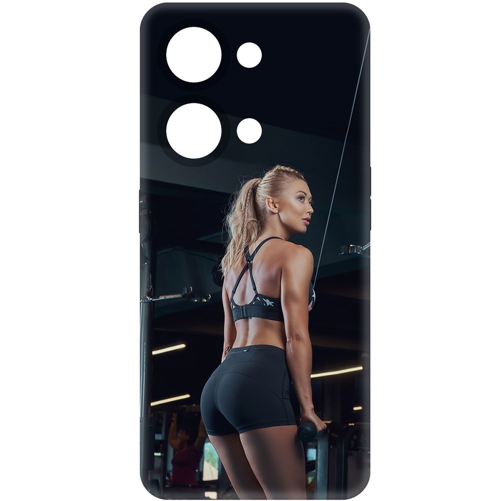 

Чехол-накладка Krutoff Soft Case Шорты женские для OnePlus Nord 3 5G черный