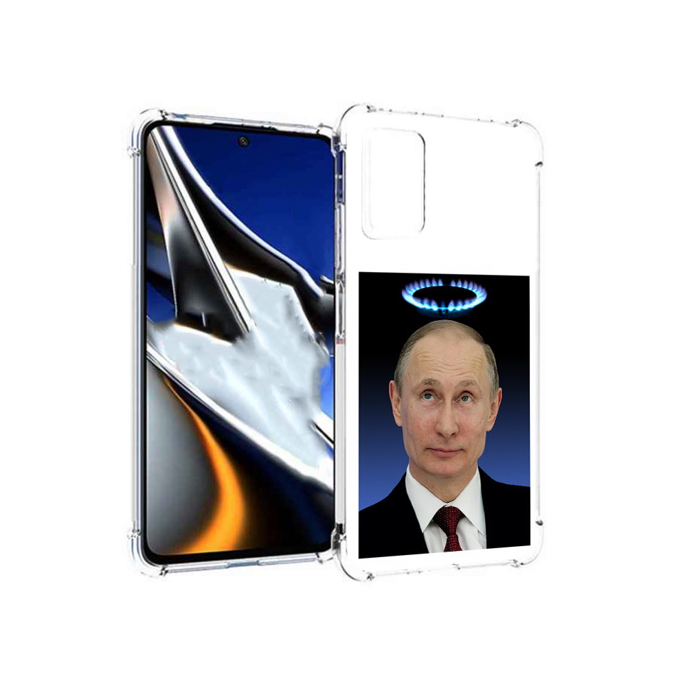 

Чехол MyPads Tocco для Xiaomi Poco X4 Pro 5G святой газ, Прозрачный, Tocco