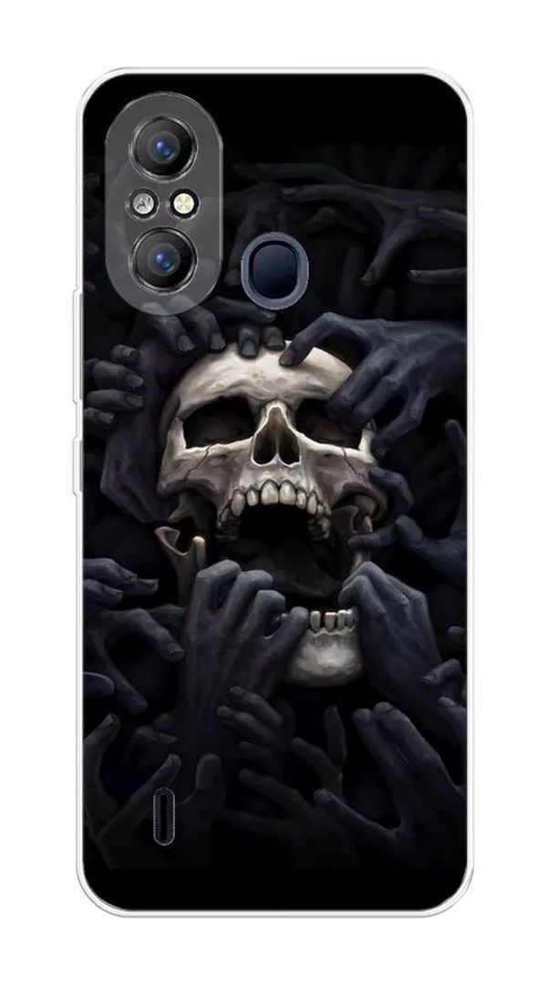 

Чехол Awog на Itel A49 "Череп 29", Разноцветный, 3200750-9