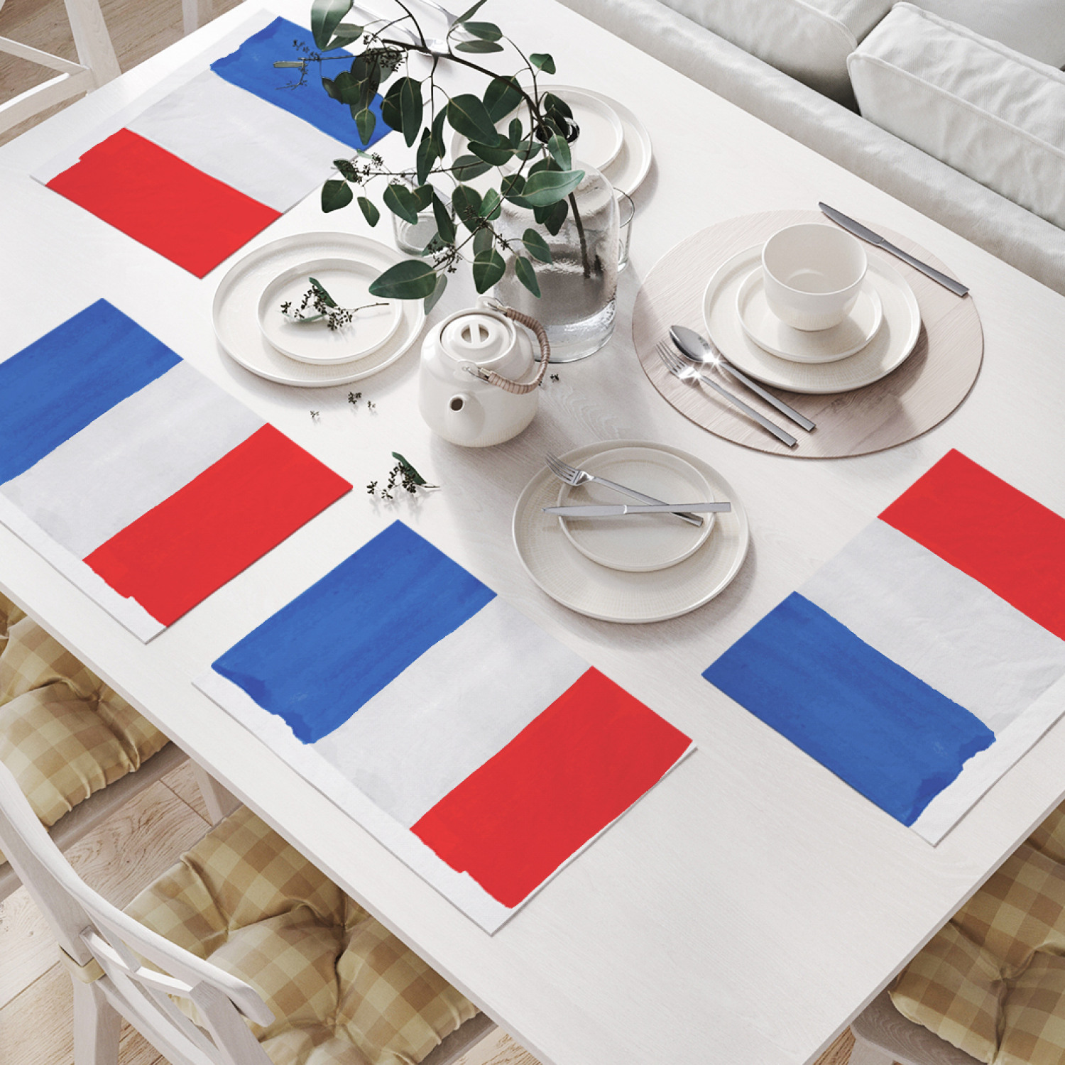 

Комплект салфеток JoyArty "Флаг Франции" (32х46 см, 4 шт.), Флаг Франции