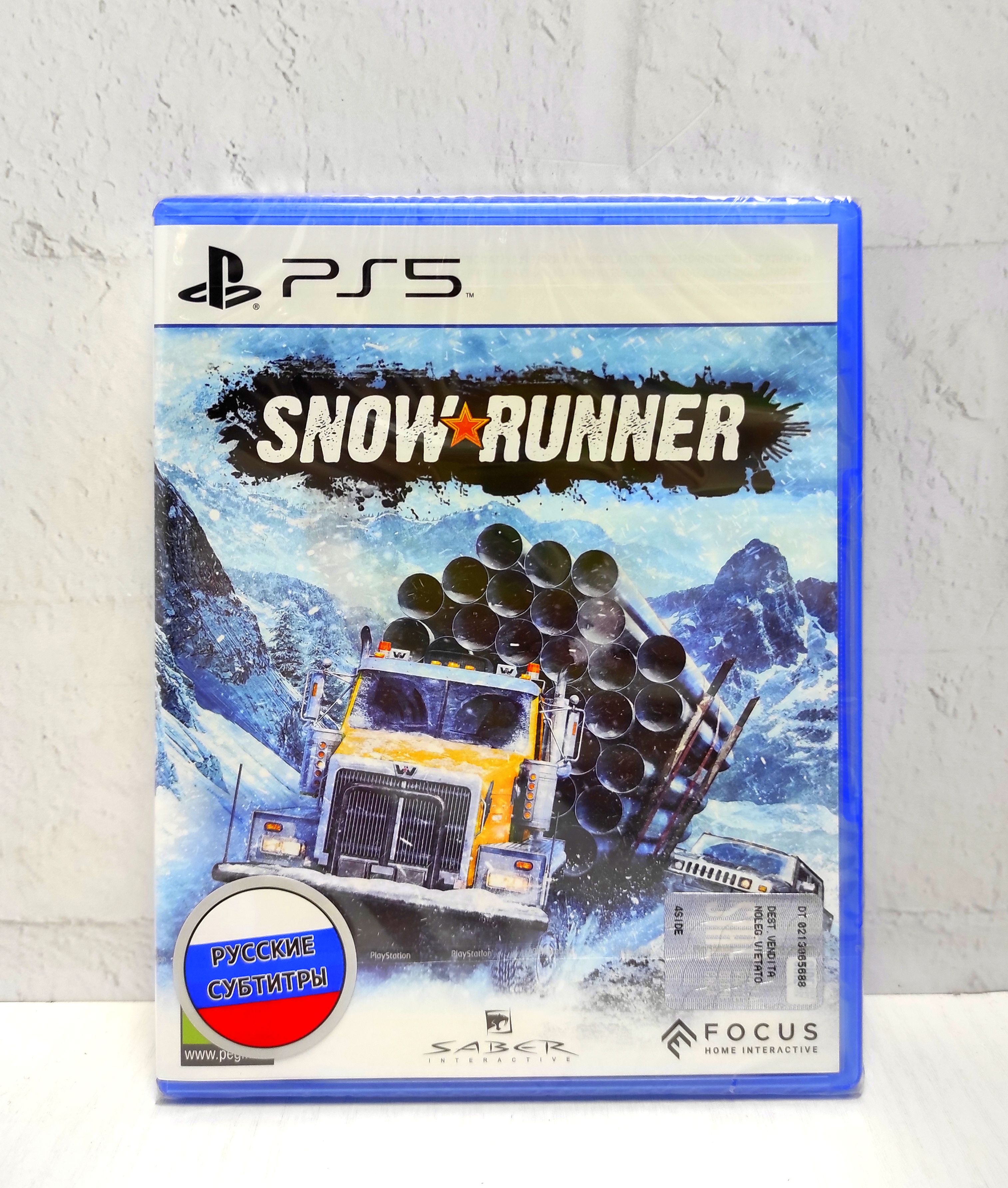 

Игра SnowRunner Русские Субтитры PS5, SnowRunner Русские Субтитры