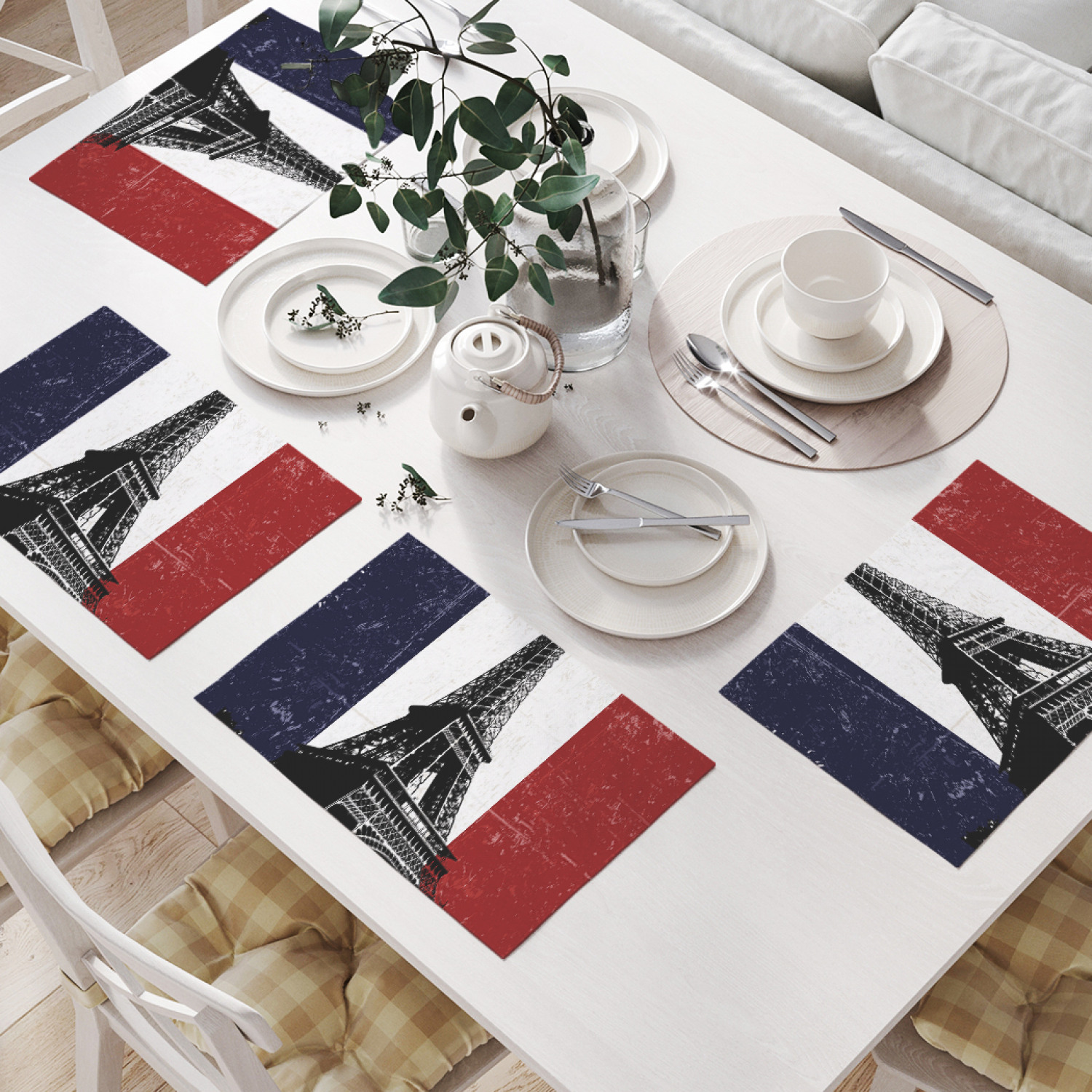 

Комплект салфеток JoyArty "Символ Франции гранж" (32х46 см, 4 шт.), Символ Франции гранж