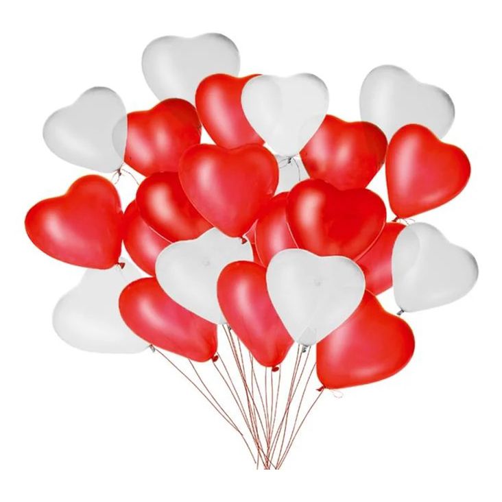 Воздушные шары With Love 2 цвета 20 шт в ассортименте (цвет по наличию)