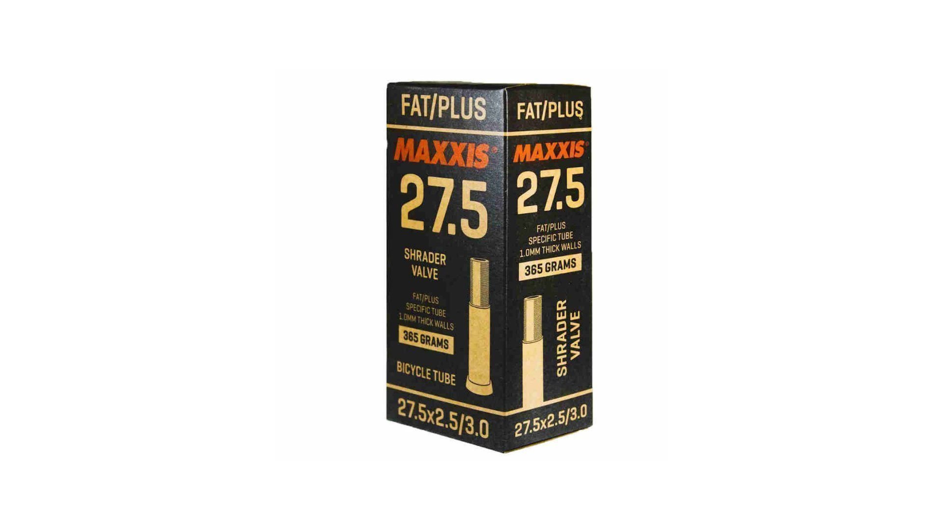 

Велосипедная камера Maxxis Fat/Plus 27.5, Черный, Fat/Plus
