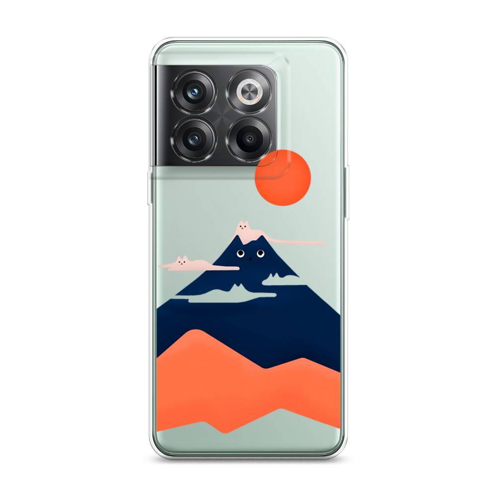 

Чехол на OnePlus Ace Pro "Кот-гора", Черный;оранжевый, 153350-4