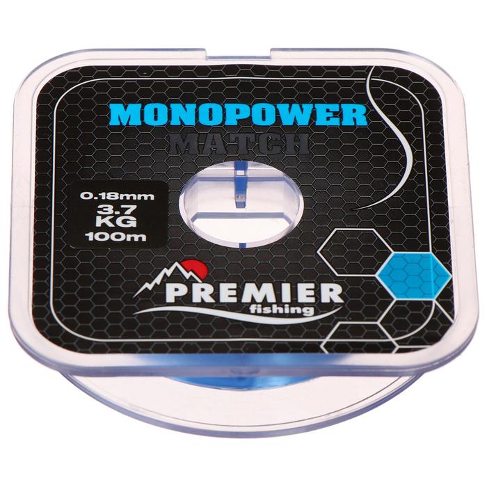 

Леска MONOPOWER Match, blue, 0,18 мм/100 м, Голубой