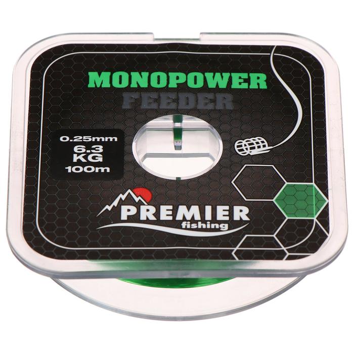 

Леска MONOPOWER Feeder, green, 0,25 мм/100 м, Зеленый