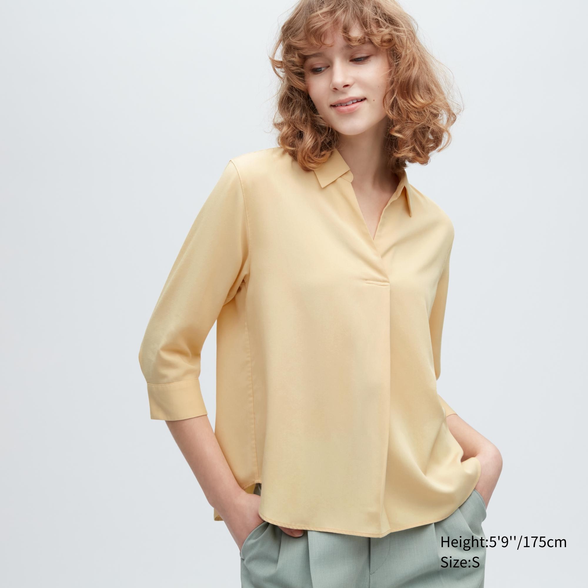 

Блуза женская UNIQLO 455736COL42 желтая XL (доставка из-за рубежа), 455736COL42