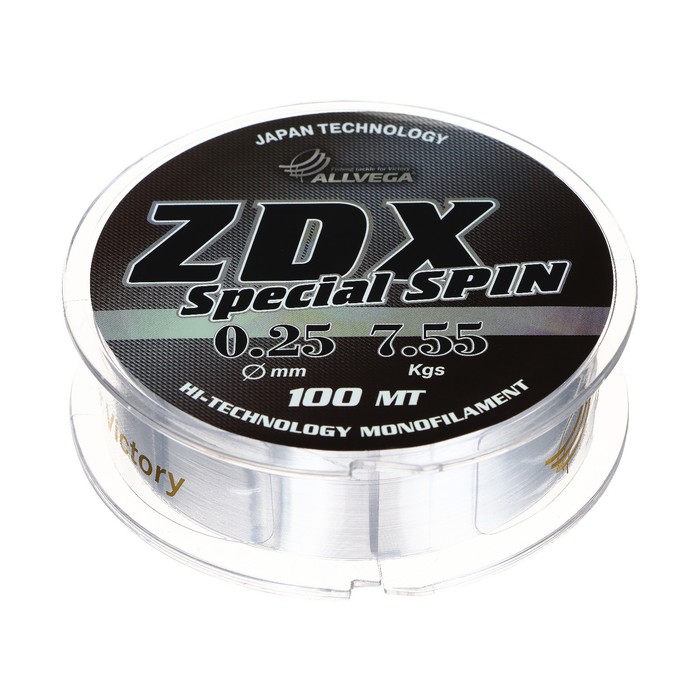 

Леска "Allvega" ZDX Special spin 0.25мм, 100м, Серый, ZDX Special Spin