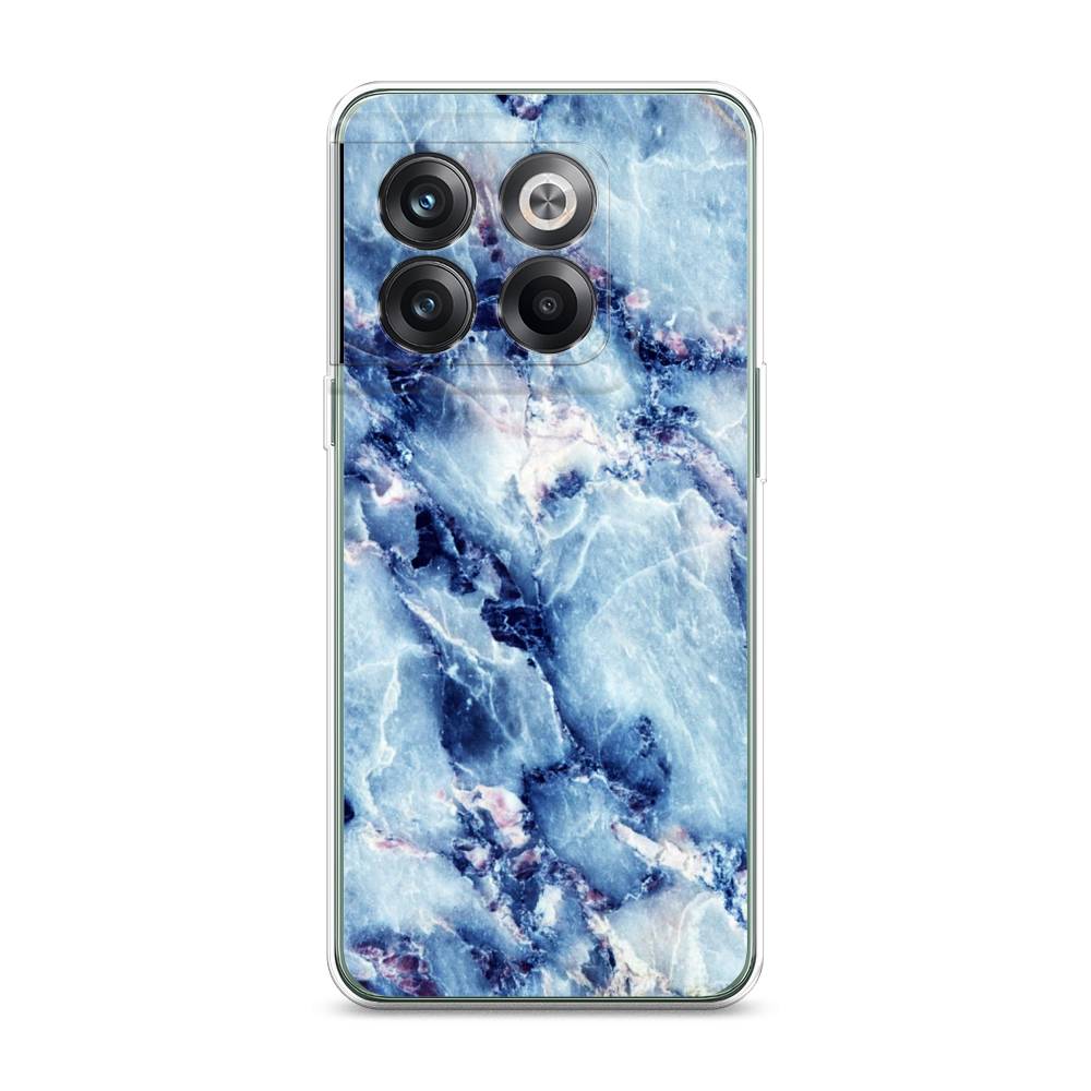 

Чехол на OnePlus Ace Pro "Мрамор с синими прожилками", Синий, 153350-3