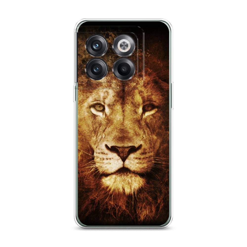 

Чехол на OnePlus Ace Pro "Лев", Черный;коричневый;желтый, 153350-6