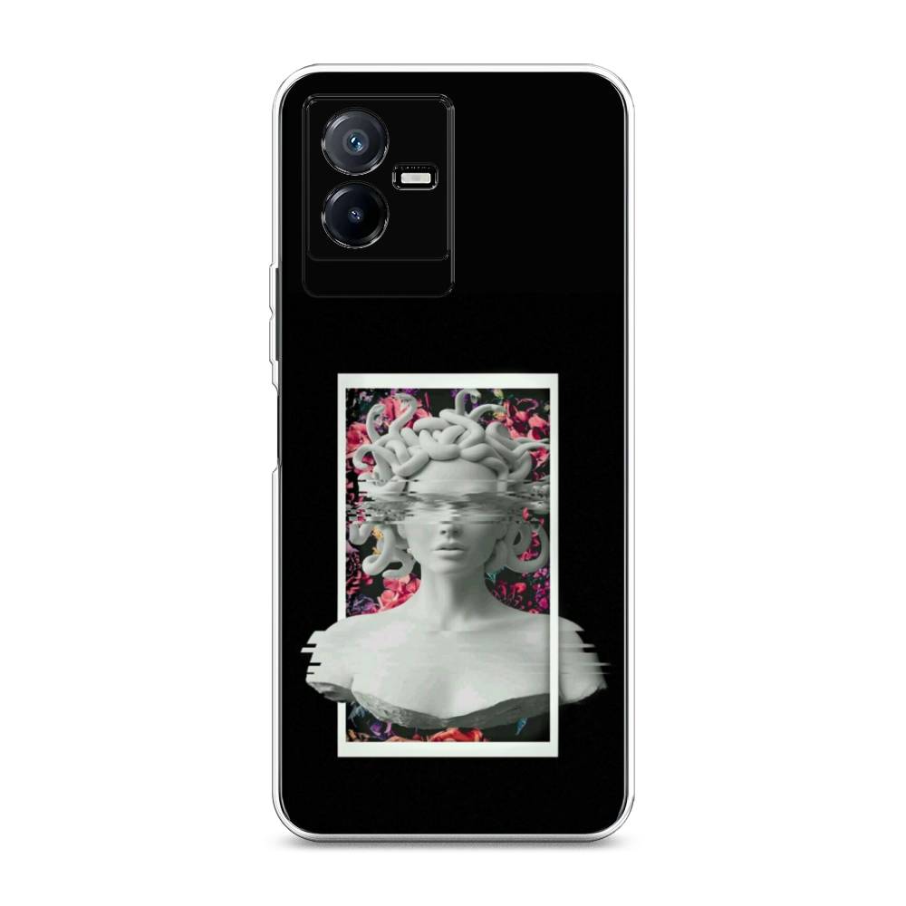

Чехол для Vivo Y73t "Web Punk Медуза Горгона", Черный;серый, 268050-6