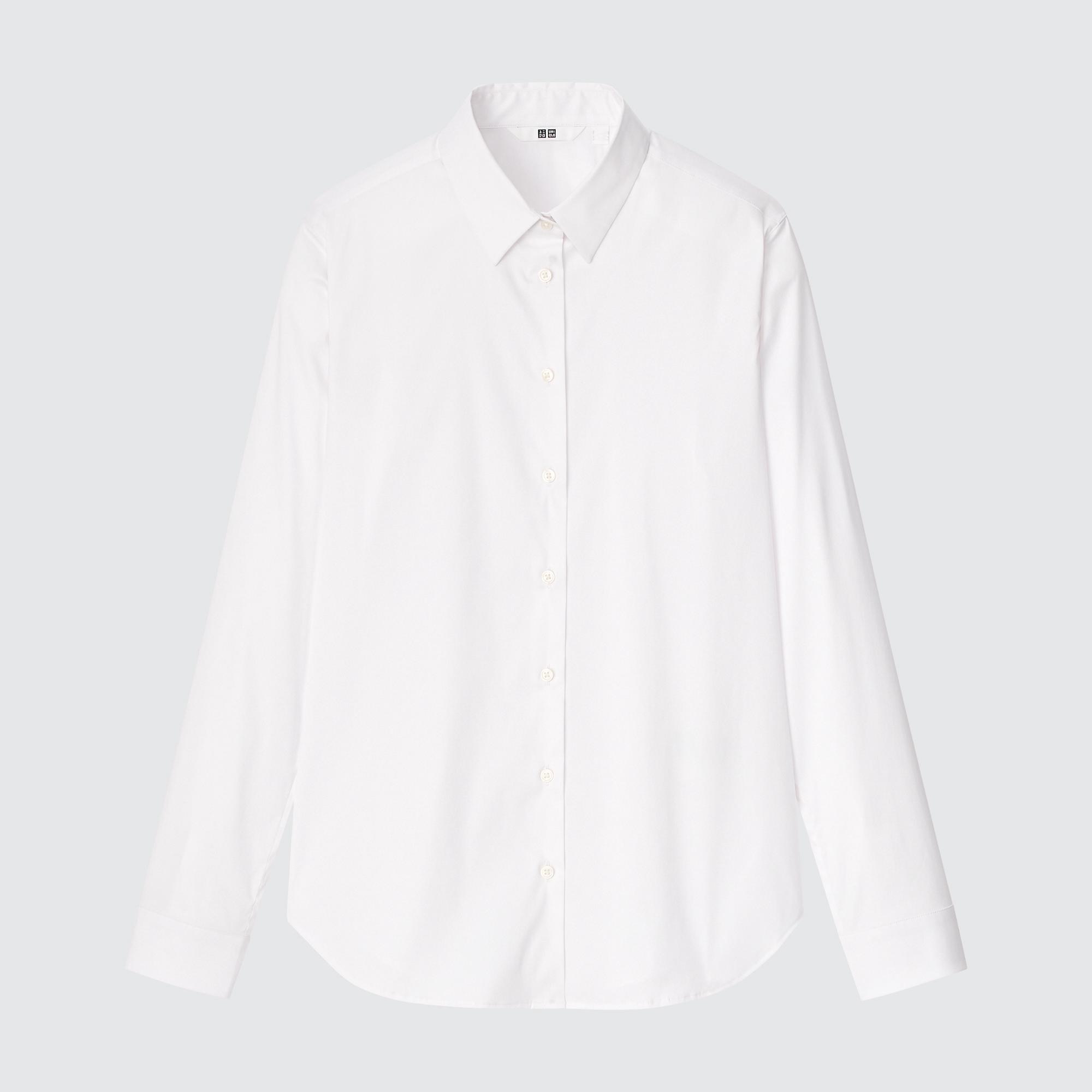 

Рубашка женская UNIQLO 458547COL00 белая M (доставка из-за рубежа), 458547COL00