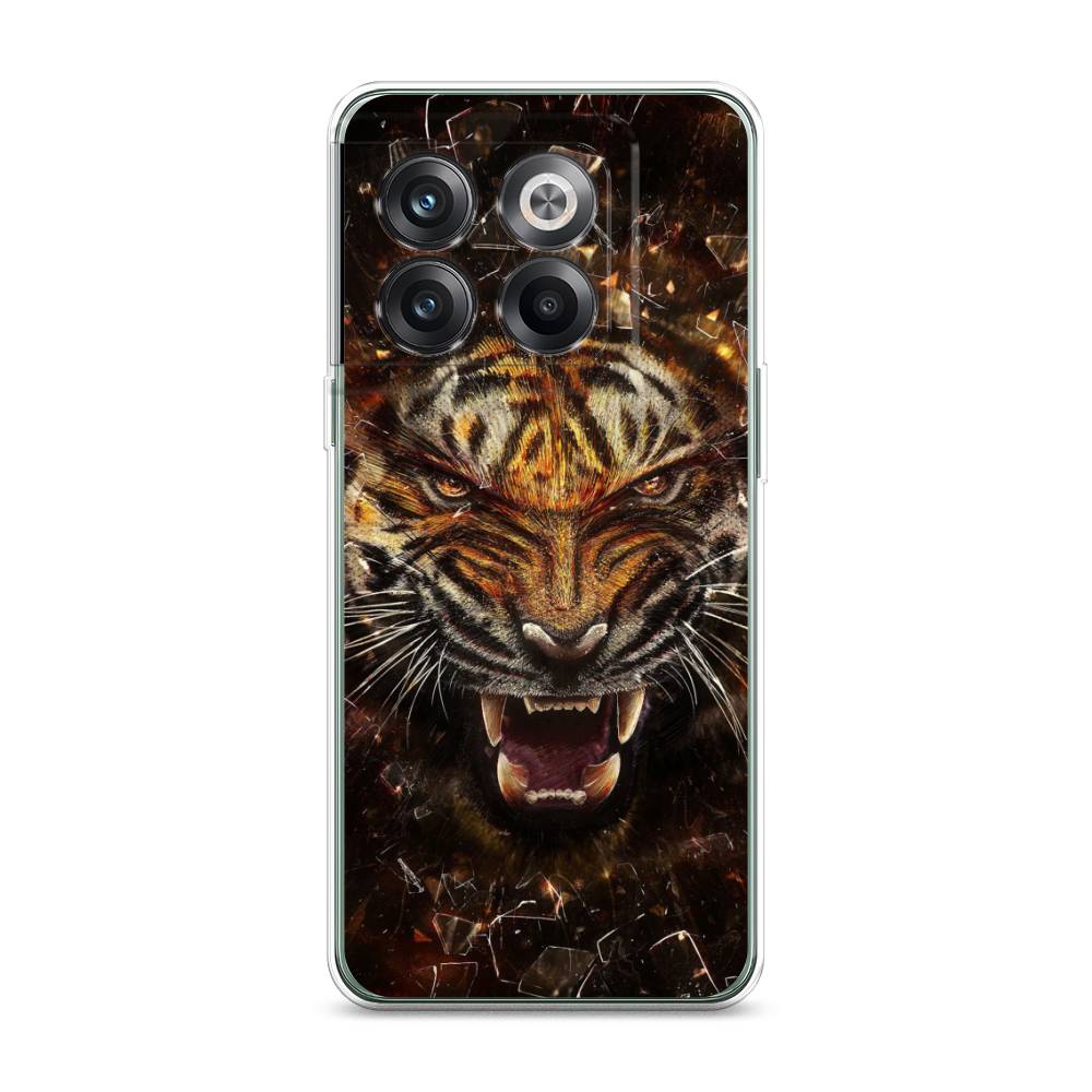 

Чехол на OnePlus Ace Pro "Тигр осколки", Оранжевый;серый;черный, 153350-1