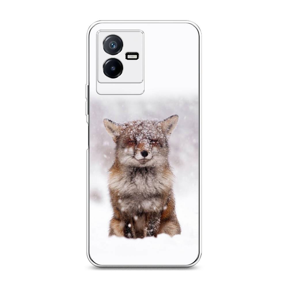 

Чехол для Vivo Y73t "Зимняя лиса", Белый;серый;коричневый, 268050-1